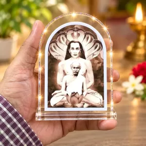 Mahaavatar Babaji L Shape Acrylic Showpiece 3 X 3.5 Inch For Home, Office And Car (F176717) Mahaavatar Babaji L Shape Acrylic Showpiece 3 X 3.5 Inch For Home, Office And Car (F176717)