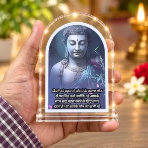 Buddha L Shape Acrylic Showpiece 3 X 3.5 Inch For Home, Office And Car (F176743) Buddha L Shape Acrylic Showpiece 3 X 3.5 Inch For Home, Office And Car (F176743)