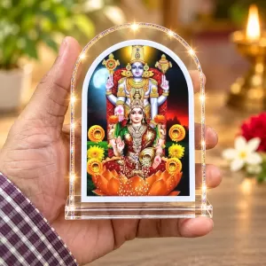 Lakshmi Narayan L Shape Acrylic Showpiece 3 X 3.5 Inch For Home, Office And Car (F176754) Lakshmi Narayan L Shape Acrylic Showpiece 3 X 3.5 Inch For Home, Office And Car (F176754)