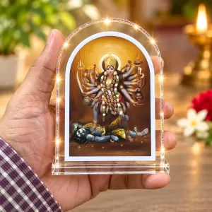 Kali Maa L Shape Acrylic Showpiece 3 X 3.5 Inch For Home, Office And Car (F176781) Kali Maa L Shape Acrylic Showpiece 3 X 3.5 Inch For Home, Office And Car (F176781)