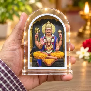 Lord Shani Dev L Shape Acrylic Showpiece 3 X 3.5 Inch For Home, Office And Car (F176782) Lord Shani Dev L Shape Acrylic Showpiece 3 X 3.5 Inch For Home, Office And Car (F176782)