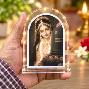 Shree Radha Rani L Shape Acrylic Showpiece 3 X 3.5 Inch For Home, Office And Car (F176783) Shree Radha Rani L Shape Acrylic Showpiece 3 X 3.5 Inch For Home, Office And Car (F176783)
