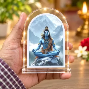 Lord Shiva L Shape Acrylic Showpiece 3 X 3.5 Inch For Home, Office And Car (F176799) Lord Shiva L Shape Acrylic Showpiece 3 X 3.5 Inch For Home, Office And Car (F176799)