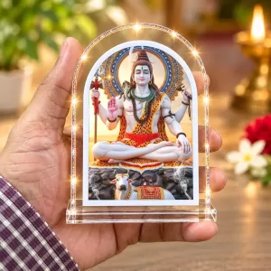 Lord Shiva L Shape Acrylic Showpiece 3 X 3.5 Inch For Home, Office And Car (F176811) Lord Shiva L Shape Acrylic Showpiece 3 X 3.5 Inch For Home, Office And Car (F176811)
