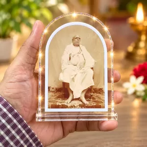 Srila Bhaktivinoda Thakura L Shape Acrylic Showpiece 3 X 3.5 Inch For Home, Office And Car (F176822) Srila Bhaktivinoda Thakura L Shape Acrylic Showpiece 3 X 3.5 Inch For Home, Office And Car (F176822)