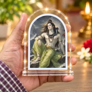 Lord Shiva L Shape Acrylic Showpiece 3 X 3.5 Inch For Home, Office And Car (F176824) Lord Shiva L Shape Acrylic Showpiece 3 X 3.5 Inch For Home, Office And Car (F176824)