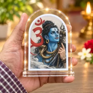 Lord Shiva L Shape Acrylic Showpiece 3 X 3.5 Inch For Home, Office And Car (F176826) Lord Shiva L Shape Acrylic Showpiece 3 X 3.5 Inch For Home, Office And Car (F176826)