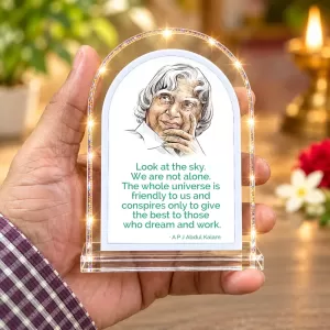 A P J Abdul Kalam L Shape Acrylic Showpiece 3 X 3.5 Inch For Home, Office And Car (F176830) A P J Abdul Kalam L Shape Acrylic Showpiece 3 X 3.5 Inch For Home, Office And Car (F176830)