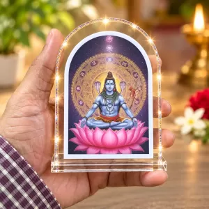 Lord Shiva L Shape Acrylic Showpiece 3 X 3.5 Inch For Home, Office And Car (F176833) Lord Shiva L Shape Acrylic Showpiece 3 X 3.5 Inch For Home, Office And Car (F176833)