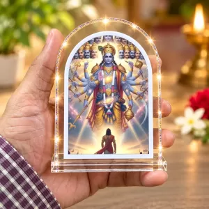 Shree Krishna L Shape Acrylic Showpiece 3 X 3.5 Inch For Home, Office And Car (F176835) Shree Krishna L Shape Acrylic Showpiece 3 X 3.5 Inch For Home, Office And Car (F176835)