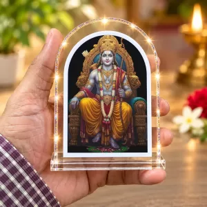 Lord Rama L Shape Acrylic Showpiece 3 X 3.5 Inch For Home, Office And Car (F176840) Lord Rama L Shape Acrylic Showpiece 3 X 3.5 Inch For Home, Office And Car (F176840)