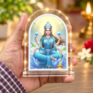 Lakshmi Maa L Shape Acrylic Showpiece 3 X 3.5 Inch For Home, Office And Car (F176843) Lakshmi Maa L Shape Acrylic Showpiece 3 X 3.5 Inch For Home, Office And Car (F176843)