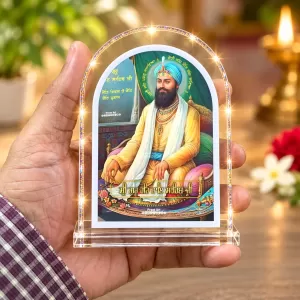 Guru Gobind Singh L Shape Acrylic Showpiece 3 X 3.5 Inch For Home, Office And Car (F176854) Guru Gobind Singh L Shape Acrylic Showpiece 3 X 3.5 Inch For Home, Office And Car (F176854)