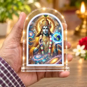 Lord Vishnu L Shape Acrylic Showpiece 3 X 3.5 Inch For Home, Office And Car (F176867) Lord Vishnu L Shape Acrylic Showpiece 3 X 3.5 Inch For Home, Office And Car (F176867)