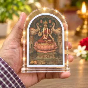 Goddess Lakshmi L Shape Acrylic Showpiece 3 X 3.5 Inch For Home, Office And Car (F176869) Goddess Lakshmi L Shape Acrylic Showpiece 3 X 3.5 Inch For Home, Office And Car (F176869)