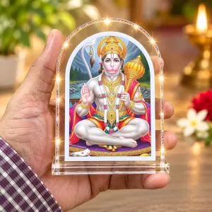 Hanuman L Shape Acrylic Showpiece 3 X 3.5 Inch For Home, Office And Car (F176870) Hanuman L Shape Acrylic Showpiece 3 X 3.5 Inch For Home, Office And Car (F176870)