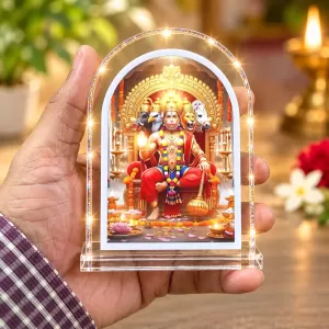 Panchmukhi Hanuman L Shape Acrylic Showpiece 3 X 3.5 Inch For Home, Office And Car (F176876) Panchmukhi Hanuman L Shape Acrylic Showpiece 3 X 3.5 Inch For Home, Office And Car (F176876)