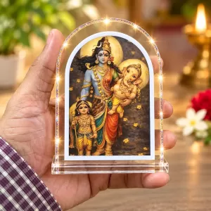 Maa Durga L Shape Acrylic Showpiece 3 X 3.5 Inch For Home, Office And Car (F176883) Maa Durga L Shape Acrylic Showpiece 3 X 3.5 Inch For Home, Office And Car (F176883)