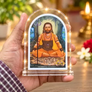 Matsyendranath L Shape Acrylic Showpiece 3 X 3.5 Inch For Home, Office And Car (F176900)