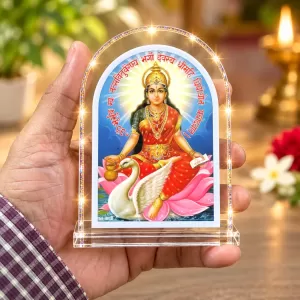 Goddess Lakshmi L Shape Acrylic Showpiece 3 X 3.5 Inch For Home, Office And Car (F176902) Goddess Lakshmi L Shape Acrylic Showpiece 3 X 3.5 Inch For Home, Office And Car (F176902)