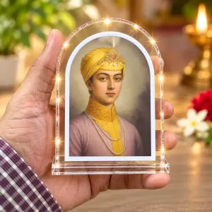 Indian Prince L Shape Acrylic Showpiece 3 X 3.5 Inch For Home, Office And Car (F176909) Indian Prince L Shape Acrylic Showpiece 3 X 3.5 Inch For Home, Office And Car (F176909)