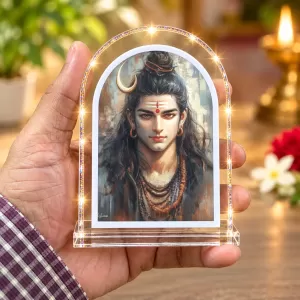 Lord Shiva L Shape Acrylic Showpiece 3 X 3.5 Inch For Home, Office And Car (F176920) Lord Shiva L Shape Acrylic Showpiece 3 X 3.5 Inch For Home, Office And Car (F176920)
