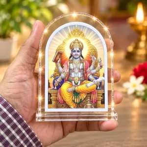 Lord Shani L Shape Acrylic Showpiece 3 X 3.5 Inch For Home, Office And Car (F176933) Lord Shani L Shape Acrylic Showpiece 3 X 3.5 Inch For Home, Office And Car (F176933)