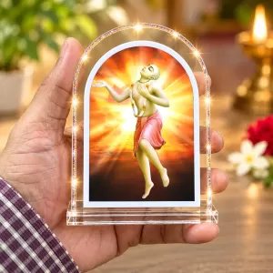 Shree Chaitannya L Shape Acrylic Showpiece 3 X 3.5 Inch For Home, Office And Car (F176937) Shree Chaitannya L Shape Acrylic Showpiece 3 X 3.5 Inch For Home, Office And Car (F176937)