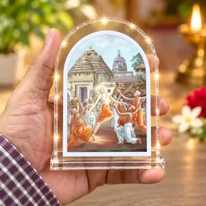 Lord Chaitannya Mahapravu L Shape Acrylic Showpiece 3 X 3.5 Inch For Home, Office And Car (F176938) Lord Chaitannya Mahapravu L Shape Acrylic Showpiece 3 X 3.5 Inch For Home, Office And Car (F176938)