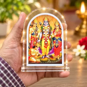 Lord Shree Ram L Shape Acrylic Showpiece 3 X 3.5 Inch For Home, Office And Car (F176965) Lord Shree Ram L Shape Acrylic Showpiece 3 X 3.5 Inch For Home, Office And Car (F176965)