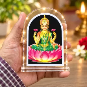 Goddess Lakshmi L Shape Acrylic Showpiece 3 X 3.5 Inch For Home, Office And Car (F176969) Goddess Lakshmi L Shape Acrylic Showpiece 3 X 3.5 Inch For Home, Office And Car (F176969)