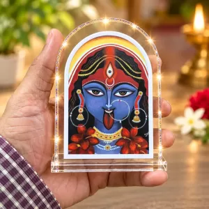 Goddess Kali L Shape Acrylic Showpiece 3 X 3.5 Inch For Home, Office And Car (F176980) Goddess Kali L Shape Acrylic Showpiece 3 X 3.5 Inch For Home, Office And Car (F176980)