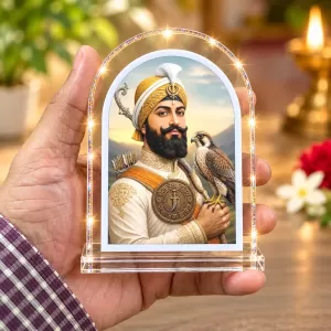 Guru Gobind Sing L Shape Acrylic Showpiece 3 X 3.5 Inch For Home, Office And Car (F176983) Guru Gobind Sing L Shape Acrylic Showpiece 3 X 3.5 Inch For Home, Office And Car (F176983)