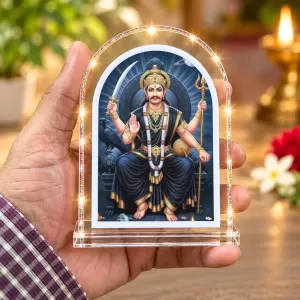 Lord Shani Dev L Shape Acrylic Showpiece 3 X 3.5 Inch For Home, Office And Car (F176993) Lord Shani Dev L Shape Acrylic Showpiece 3 X 3.5 Inch For Home, Office And Car (F176993)