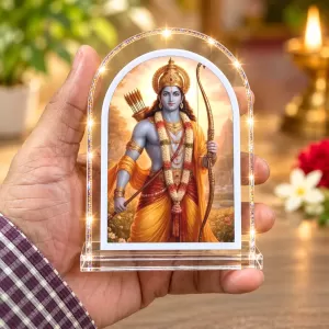 Lord Rama L Shape Acrylic Showpiece 3 X 3.5 Inch For Home, Office And Car (F177000) Lord Rama L Shape Acrylic Showpiece 3 X 3.5 Inch For Home, Office And Car (F177000)