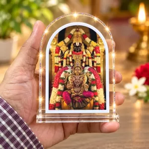 Lord Venkatswar L Shape Acrylic Showpiece 3 X 3.5 Inch For Home, Office And Car (F177006) Lord Venkatswar L Shape Acrylic Showpiece 3 X 3.5 Inch For Home, Office And Car (F177006)