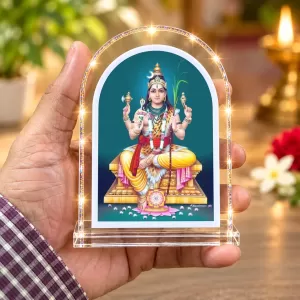 Lord Kameshwar L Shape Acrylic Showpiece 3 X 3.5 Inch For Home, Office And Car (F177009)