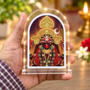 Goddess Kali L Shape Acrylic Showpiece 3 X 3.5 Inch For Home, Office And Car (F177011) Goddess Kali L Shape Acrylic Showpiece 3 X 3.5 Inch For Home, Office And Car (F177011)