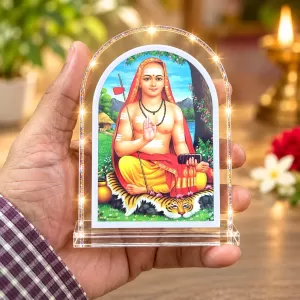 Adi Guru Shankaracharya L Shape Acrylic Showpiece 3 X 3.5 Inch For Home, Office And Car (F177030) Adi Guru Shankaracharya L Shape Acrylic Showpiece 3 X 3.5 Inch For Home, Office And Car (F177030)