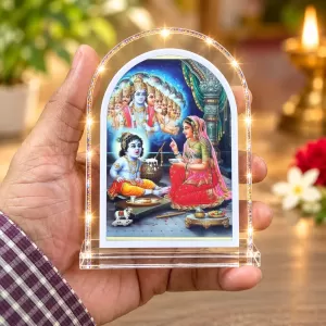 Lord Krishna L Shape Acrylic Showpiece 3 X 3.5 Inch For Home, Office And Car (F177038) Lord Krishna L Shape Acrylic Showpiece 3 X 3.5 Inch For Home, Office And Car (F177038)