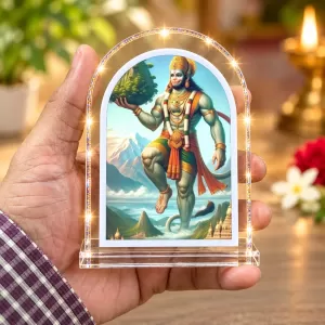 Hanuman L Shape Acrylic Showpiece 3 X 3.5 Inch For Home, Office And Car (F177041) Hanuman L Shape Acrylic Showpiece 3 X 3.5 Inch For Home, Office And Car (F177041)