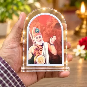 Sant Kabir Das L Shape Acrylic Showpiece 3 X 3.5 Inch For Home, Office And Car (F177057) Sant Kabir Das L Shape Acrylic Showpiece 3 X 3.5 Inch For Home, Office And Car (F177057)