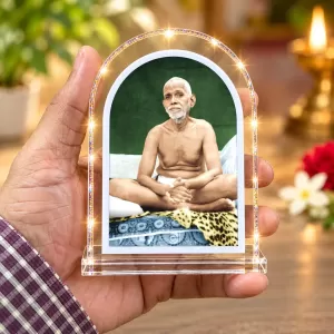 Ramana Maharshi L Shape Acrylic Showpiece 3 X 3.5 Inch For Home, Office And Car (F177084) Ramana Maharshi L Shape Acrylic Showpiece 3 X 3.5 Inch For Home, Office And Car (F177084)