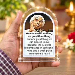 A P J Abdul Kalam L Shape Acrylic Showpiece 3 X 3.5 Inch For Home, Office And Car (F177089) A P J Abdul Kalam L Shape Acrylic Showpiece 3 X 3.5 Inch For Home, Office And Car (F177089)