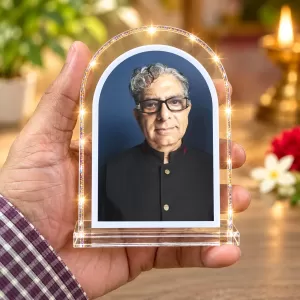 Deepak Chopra L Shape Acrylic Showpiece 3 X 3.5 Inch For Home, Office And Car (F177104) Deepak Chopra L Shape Acrylic Showpiece 3 X 3.5 Inch For Home, Office And Car (F177104)