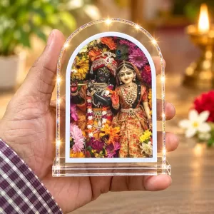 Radha Krishna L Shape Acrylic Showpiece 3 X 3.5 Inch For Home, Office And Car (F177107) Radha Krishna L Shape Acrylic Showpiece 3 X 3.5 Inch For Home, Office And Car (F177107)