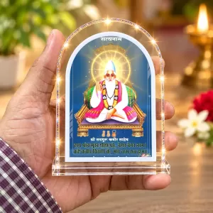 Sant Kabir Das L Shape Acrylic Showpiece 3 X 3.5 Inch For Home, Office And Car (F177115) Sant Kabir Das L Shape Acrylic Showpiece 3 X 3.5 Inch For Home, Office And Car (F177115)
