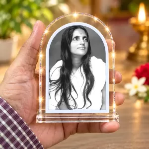 Anandamayi Maa L Shape Acrylic Showpiece 3 X 3.5 Inch For Home, Office And Car (F177126) Anandamayi Maa L Shape Acrylic Showpiece 3 X 3.5 Inch For Home, Office And Car (F177126)