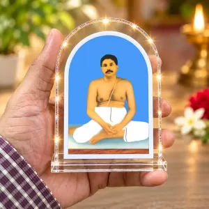 Shree Shree Thakur Anukul L Shape Acrylic Showpiece 3 X 3.5 Inch For Home, Office And Car (F177138) Shree Shree Thakur Anukul L Shape Acrylic Showpiece 3 X 3.5 Inch For Home, Office And Car (F177138)