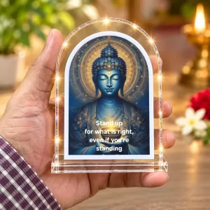 Buddha L Shape Acrylic Showpiece 3 X 3.5 Inch For Home, Office And Car (F177156) Buddha L Shape Acrylic Showpiece 3 X 3.5 Inch For Home, Office And Car (F177156)